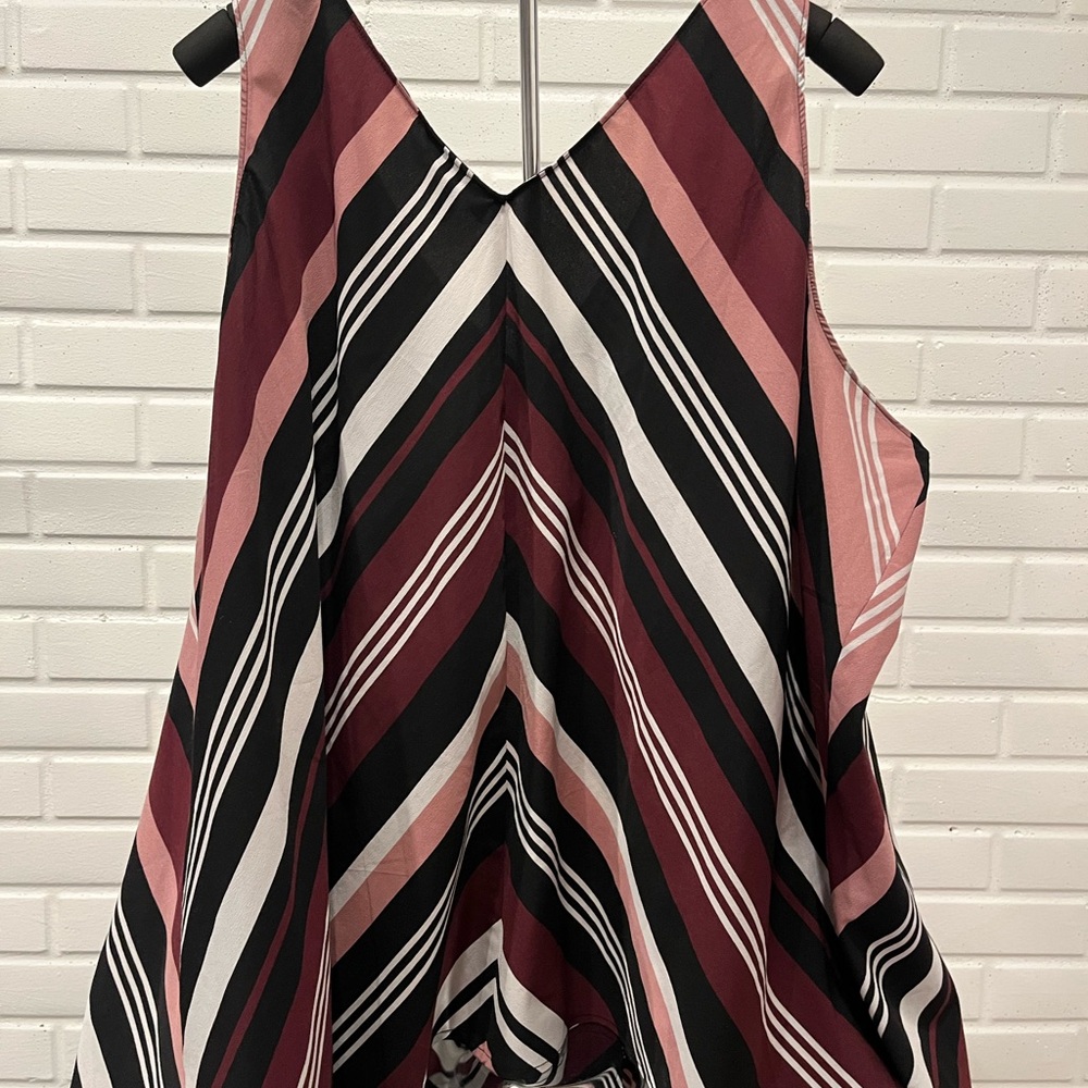 Lane Bryant Multicolor Patterned Blouse - Picture 5 of 5